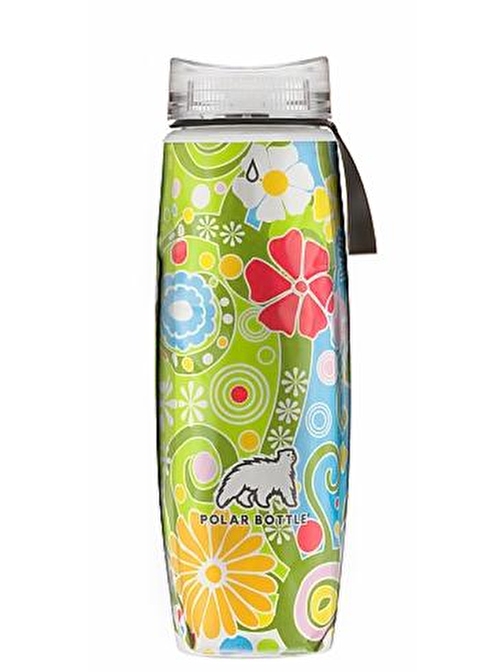 Polar Bottle Ergo Insulated Graphic Termos 0.65 Litre-Yeşil