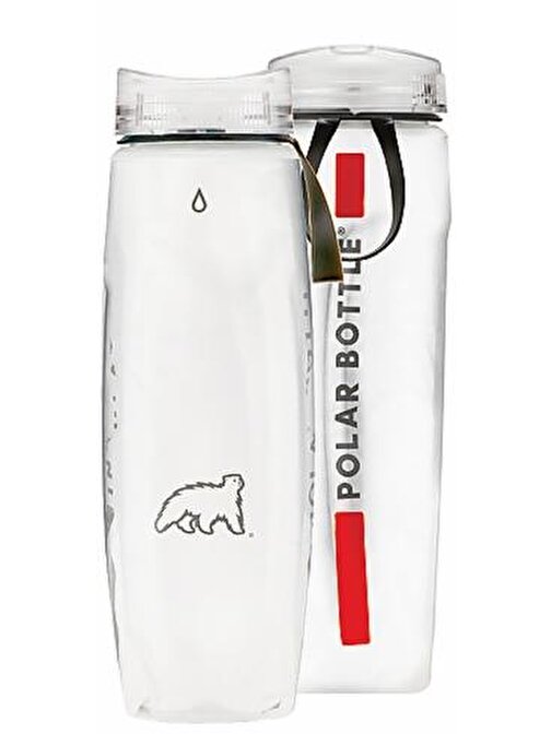 Polar Bottle Ergo Insulated Stripe Termos 0.65 Litre-Kırmızı