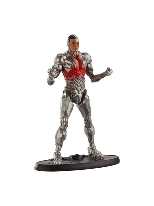 Mattel GRG17 GGJ13 Mattel Justice League DC Cyborg Mini Çizgi Film Karakter Figürü Gri