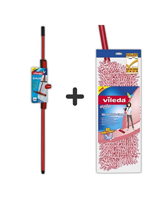 Vileda Style Mikrofiber Yer Temizlik Sistemi + Çekçek