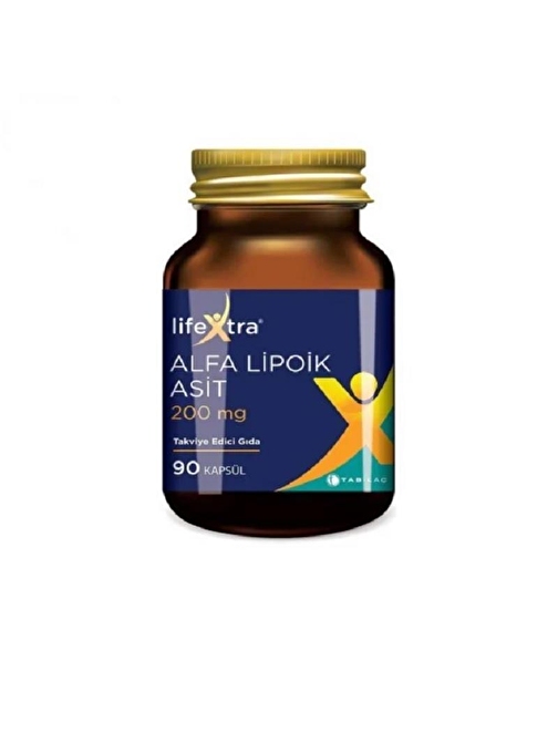 TAB İlaç Lifextra Alfa Lipoik Asit 200 Mg 90 Kapsül