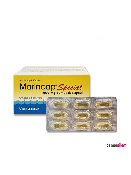 Marincap Special Omega 3 Balık Yağı 1000 Mg 45 Kapsül