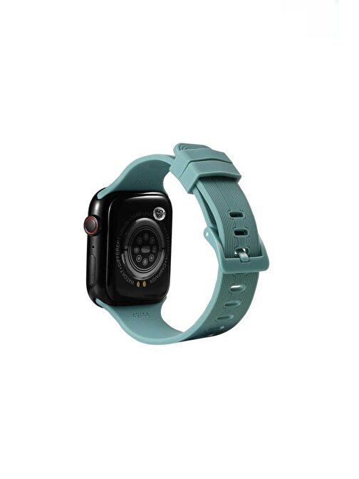Apple Watch Ultra 49mm Renkli ​​​​KRD - 23 Silikon Kordon