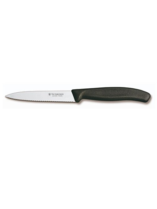 Victorinox Swissclassic 10Cm Soyma Bıçağı Siyah 6.7733