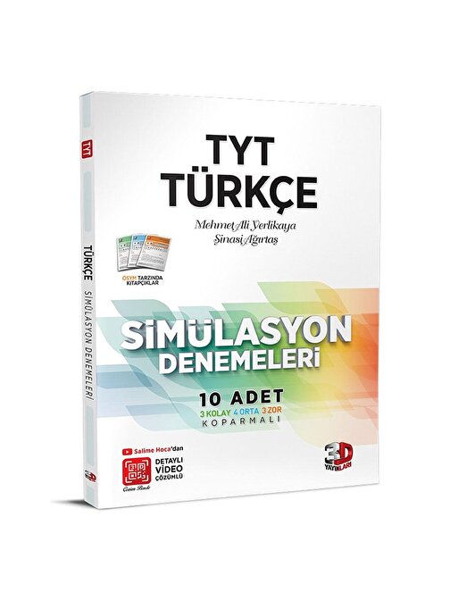 3D Yayınları 12. Sınıf Türkçe