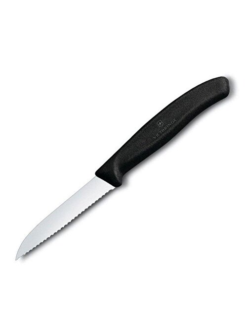 Victorinox Swissclassic 8Cm Soyma Bıçağı Siyah 6.7433