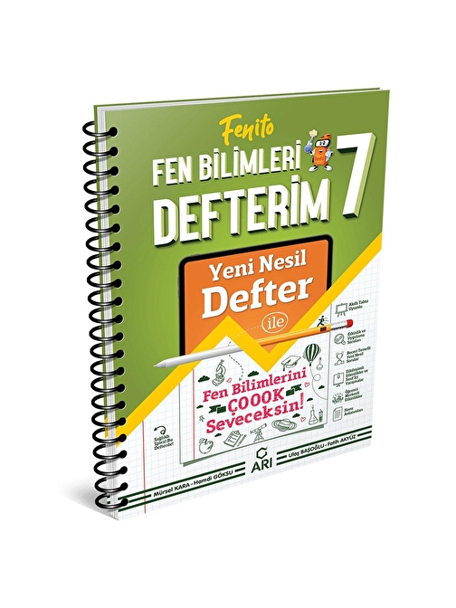 Arı Yayınları 7. Sınıf Fenito Akıllı Fen Bilimleri Defterim