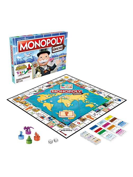 Monopoly F4007 Dünya Turu Kutu Oyunu