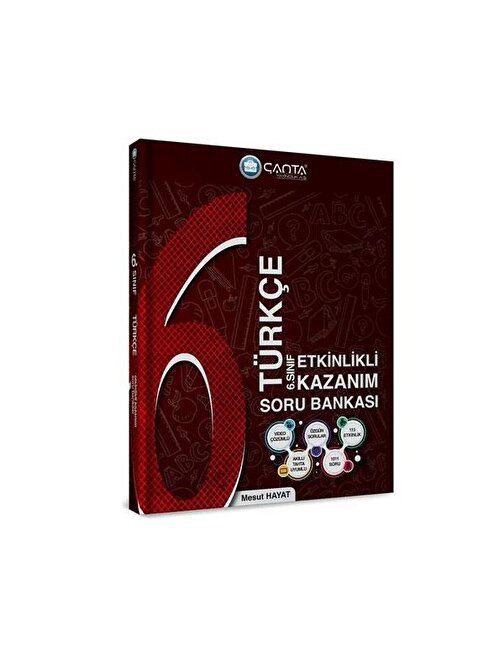 Çanta Yayınları 6. Sınıf Yeni Türkçe Etkinlikli Soru Bankası