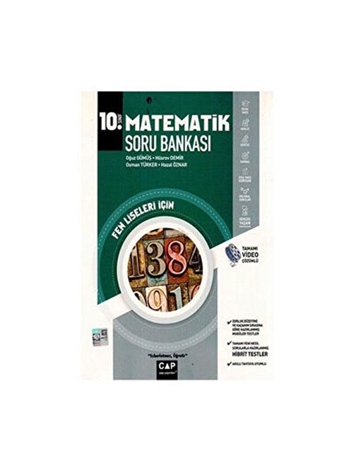 Çap Yayınları 10. Sınıf Matematik Fen Lisesi Soru Bankası