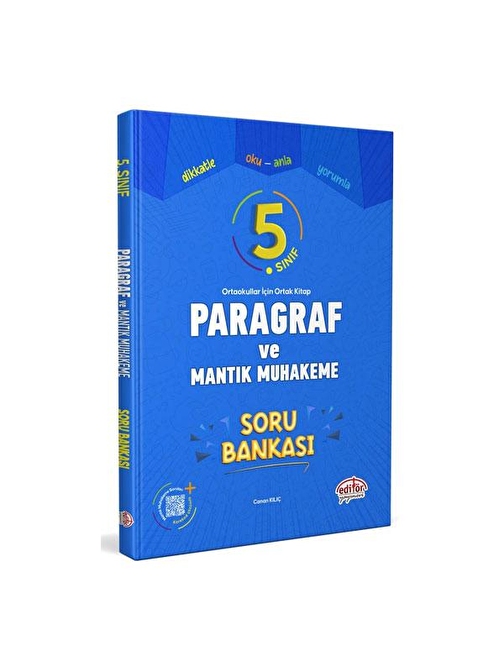 Editör Yayınları 5. Sınıf Paragraf ve Mantık Muhakeme Soru Bankası