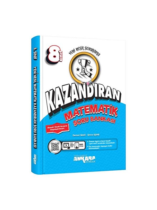 Ankara Yayıncılık 8. Sınıf Matematik Kazandıran Soru Bankası