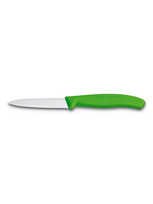 Victorinox Swissclassic 8Cm Soyma Bıçağı Yeşil 6.7636.L114