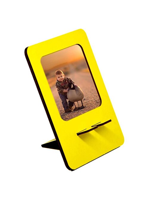 Technopa Resim Çerçeve Sarı Telefon Tutucu