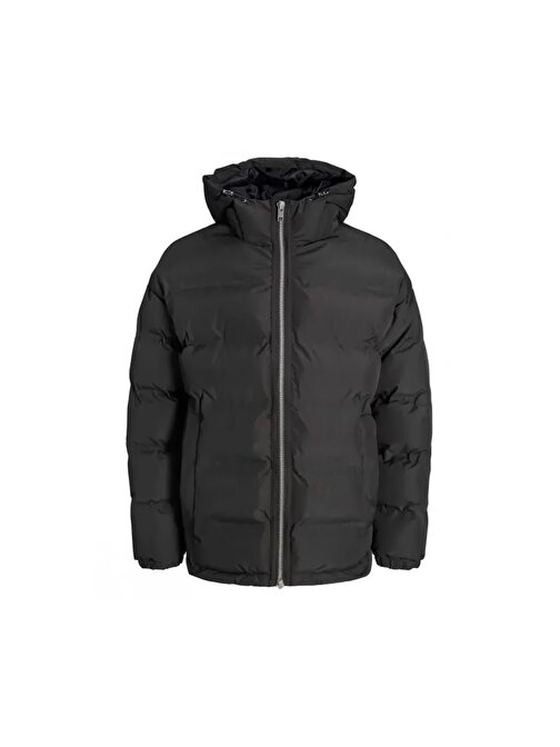 Jack Jones Jorgene Puffer Jacket Blk Erkek Günlük Mont 12215443-Black Siyah XL