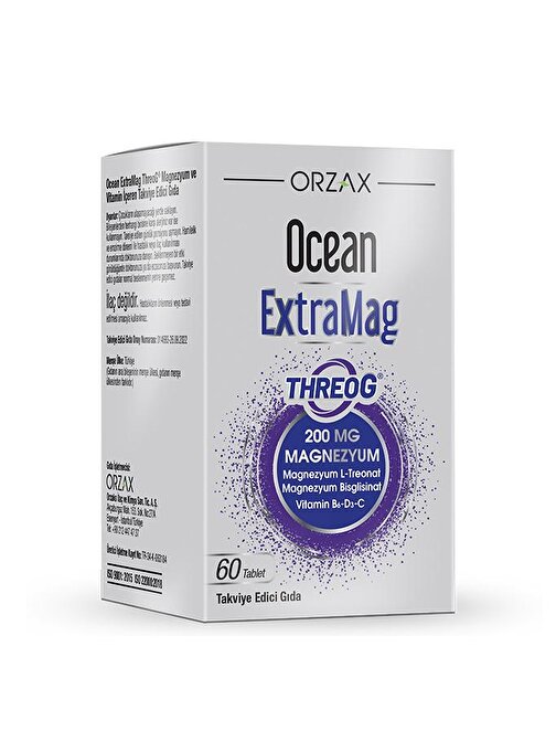 Ocean Extramag Threog 200 Mg Tablet 60'Lı