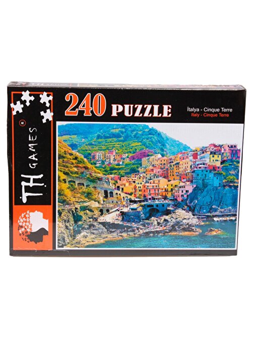 240 Parça Kutulu Puzzle İtalya Manzarası!