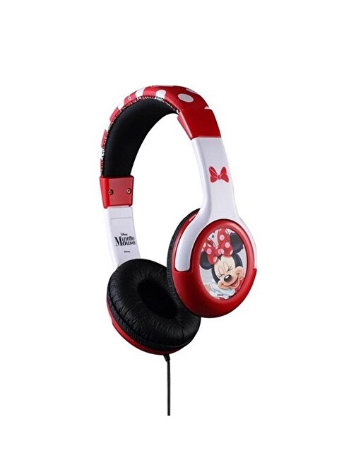 Disney Minnie Mouse DY-13301-MM Kablolu Mikrofonlu Kulak Üstü Çocuk Kulaklığı