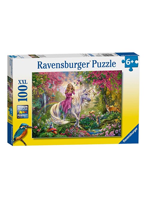 Ravensburger 106417 Büyülü Yolculuk Unicorn Temalı Çocuk Puzzle 100 Parça 6+ Yaş