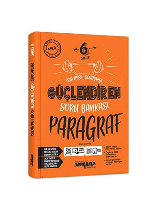 Ankara Yayıncılık 6. Sınıf Paragraf Güçlendiren Soru Bankası