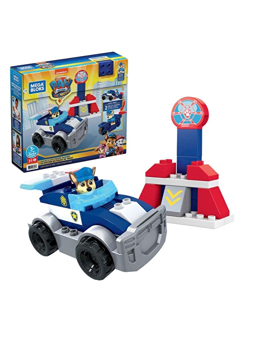 Mega GYJ00 Paw Patrol Chase'in Polis Aracı Wild Life Hayvan Figürü 5 - 7 Yaş