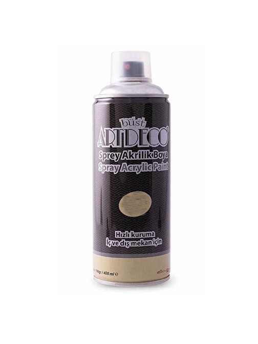 Artdeco Su Bazlı Akrilik Boya 400 Ml Sprey 1 Adet Silver