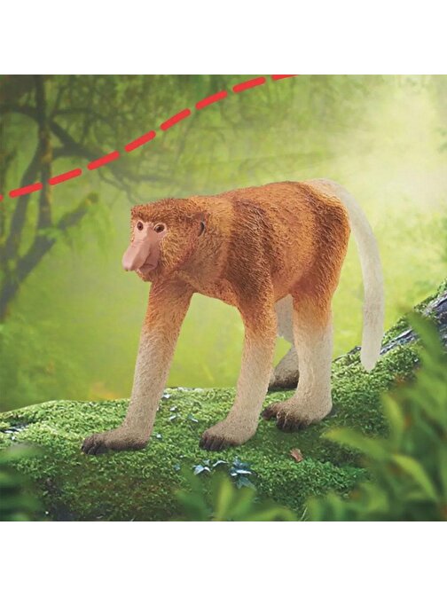 Schleich 14846 Uzun Burunlu Maymun Wild Life Hayvan Figürü 5 - 7 Yaş