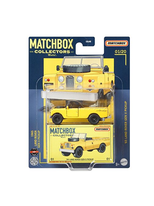 Matchbox Beşli Araba Seti Küçük Oyuncak Araba Sarı