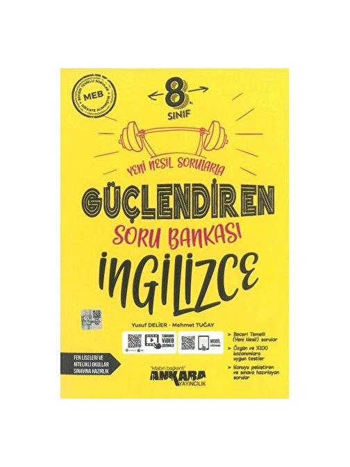 Ankara Yayıncılık 8. Sınıf İngilizce Güçlendiren Soru Bankası