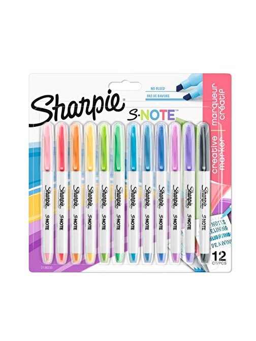 Sharpie Snote Kreatif Blisterli 12Li Markör 2138233