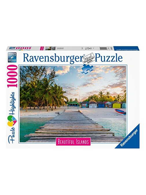 Ravensburger Puzzle 1000 Parça Maldivler 169122