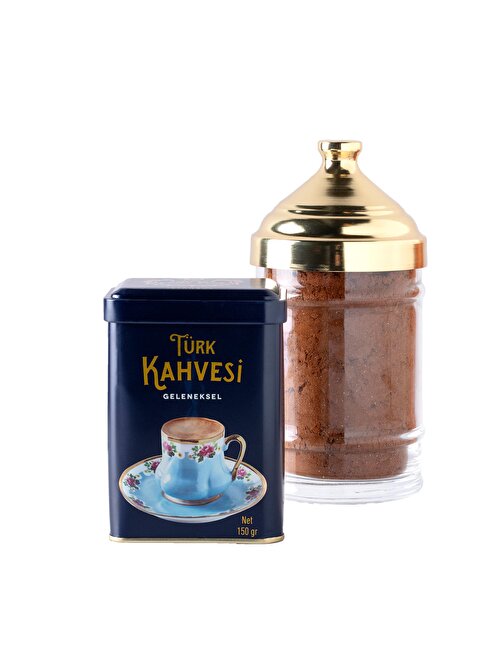 Şekerci Cafer Erol Retro Teneke Kutu Türk Kahvesi