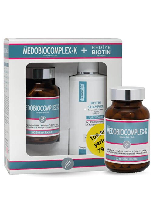 Dermoskin Medobiocomplex-W 60 Biotin Kapsül Bayan