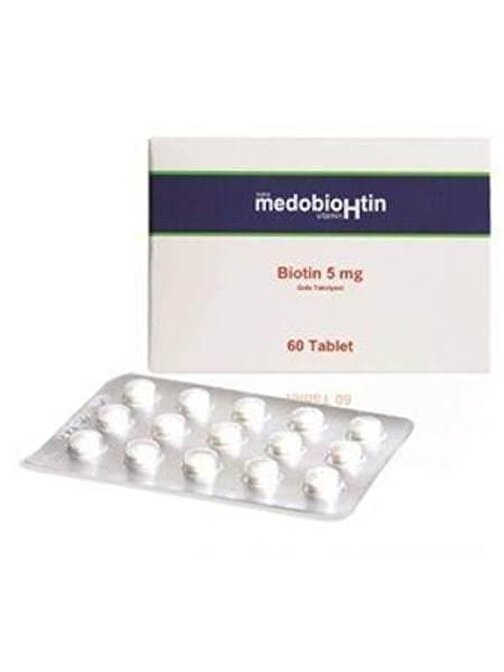 Dermoskin Medohbiotin Biotin 5 Mg 60 Tablet