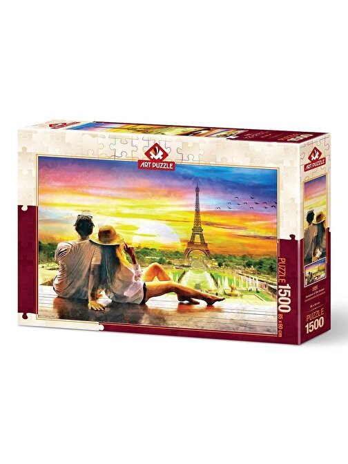 Art Puzzle 1500 Parça Günbatımında Romantizm 5382