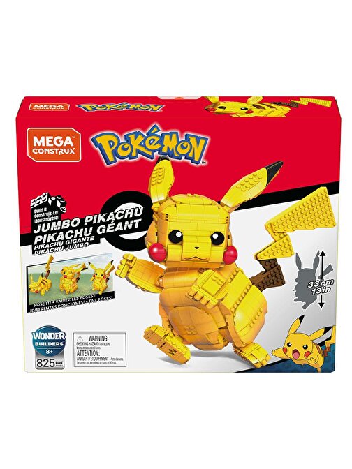 Mega FVK81 Pokemon Jumbo Pikachu Çizgi Film Karakter Figürü