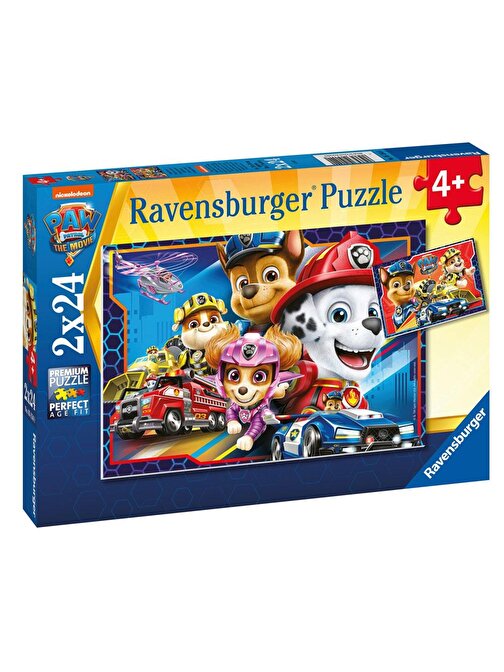 Ravensburger 51540 Paw Patrol Temalı Çocuk Puzzle 2x24 Parça 4+ Yaş
