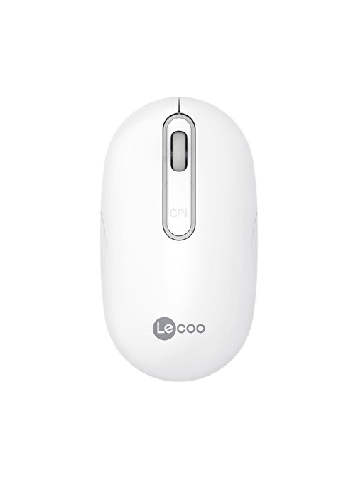 Lenovo Lecoo WS207 Şarj Edilebilir Kablosuz Mouse Beyaz