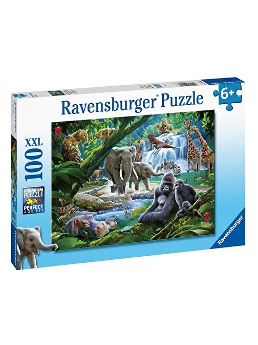 Ravensburger 100 Parça Puzzle Vahşi Hayvanlar 132843
