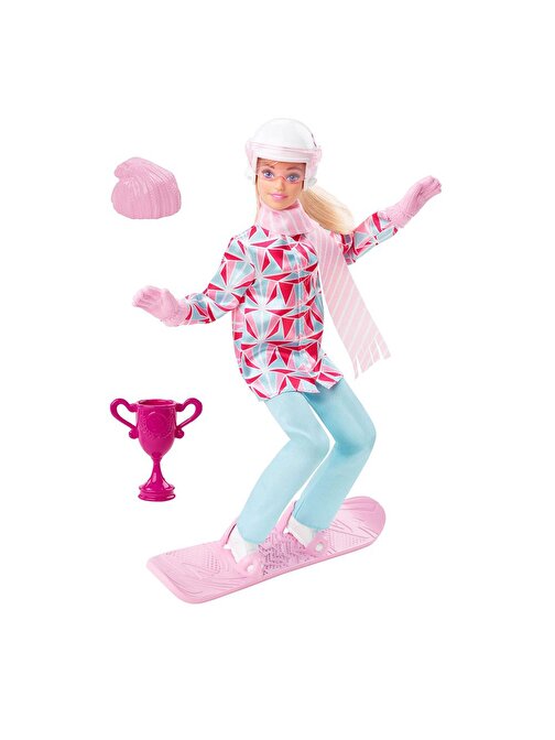 Barbie HCN32 Snowboard Sporcusu Bebek