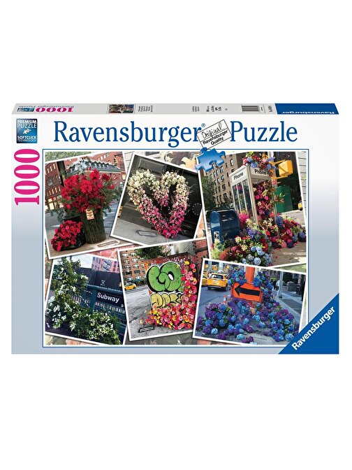 Ravensburger 1000 Parça Puzzle Ny Çiçekler Rpb168194