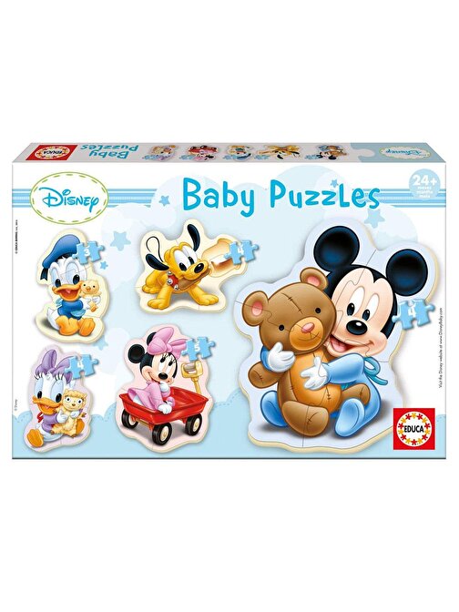 Educa 13813 Mickey Mouse Temalı Bebek Puzzle 2+ Yaş