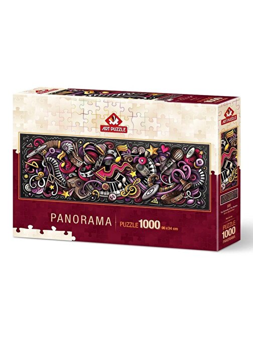 Art Puzzle Panorama 1000 Parça Ritmin Elementleri 5351