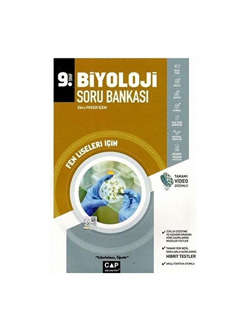 Çap Yayınları 9. Sınıf Biyoloji Soru Bankası