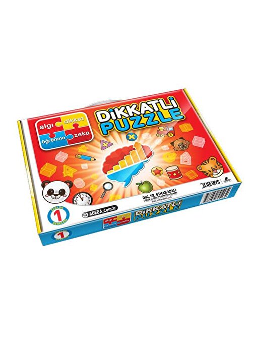 Dikkatli Puzzle 7 Yaş Üzeri Osman Abalı Adeda Yayınları