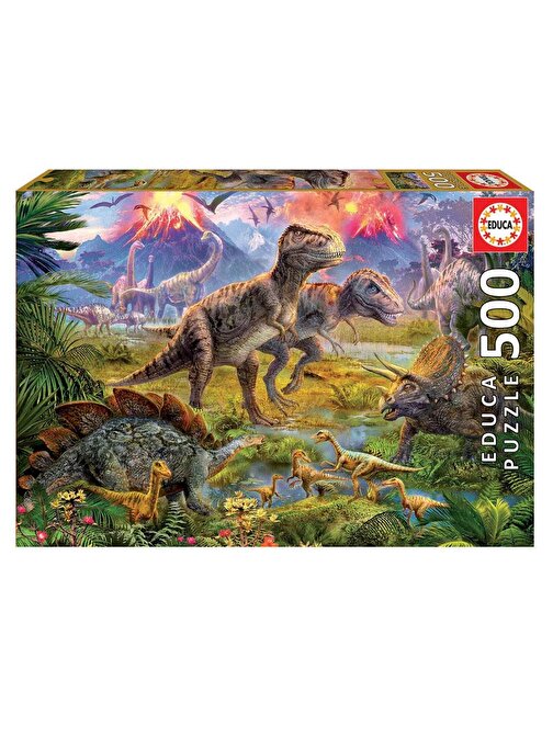 Educa Games Puzzle 500 Parça Dinosaur Gathering 15969