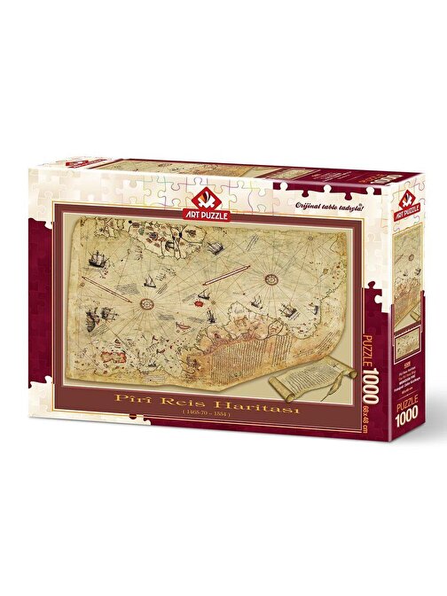 Art Puzzle 1000 Parça Piri Reis Haritası 4308