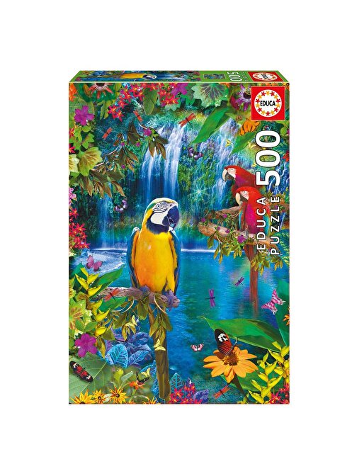 Educa Games Puzzle 500 Parça Bird Tropical Land 15512