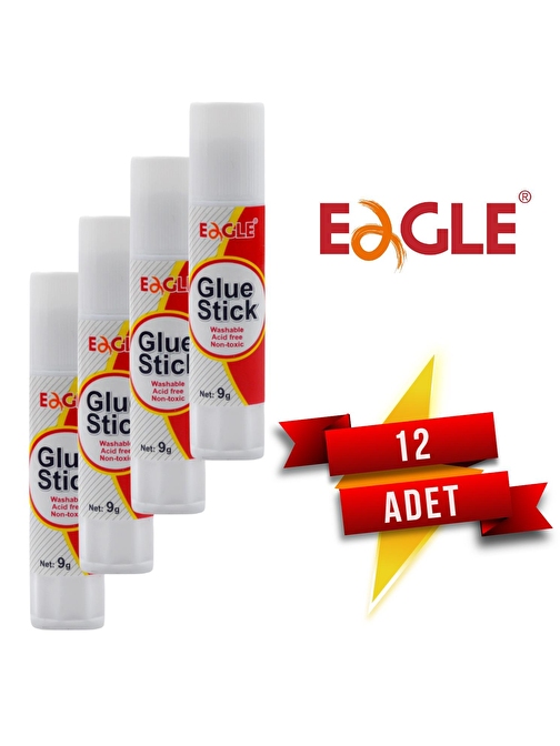 Eagle Glue Stick Yapıştırıcı 9 Gr Ty310-9D 12 Adet