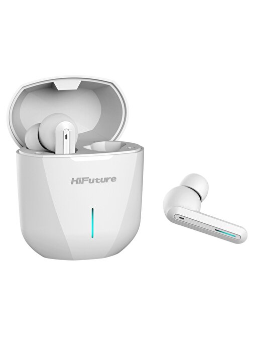 Hifuture Radge Gaming Kablosuz Silikonlu Kulak İçi Bluetooth Kulaklık Beyaz